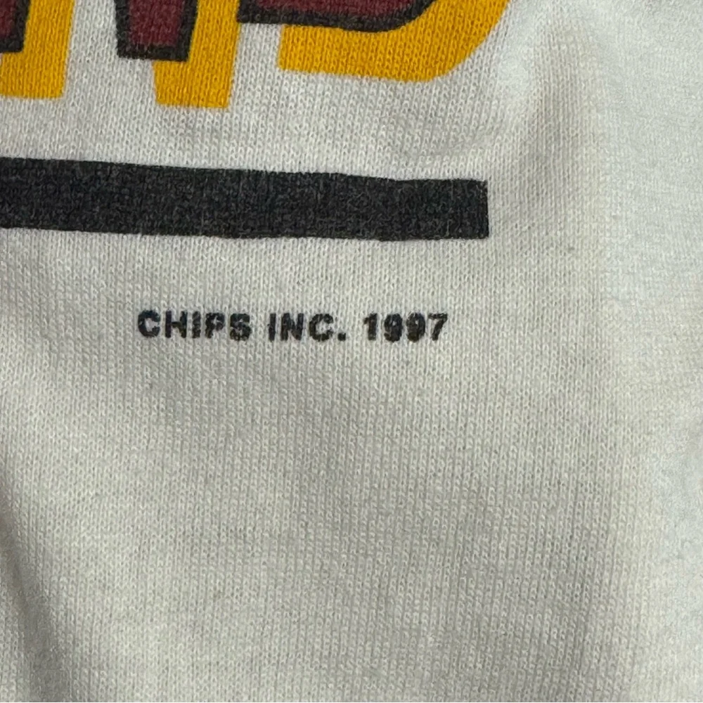 Vintage Owensville Middle School Band Free Us Single Stitch 1997 White Tee XL - Picture 7 of 7